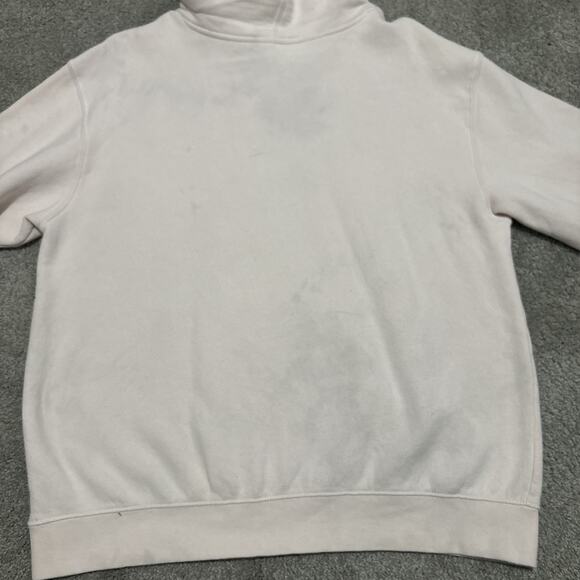 Adidas Originals Peace Sign Mens Hoodie Size Medium Pullover Pink Trefoil - Picture 6 of 6